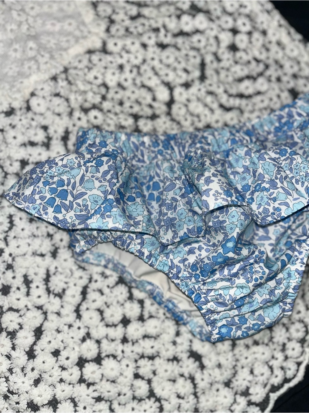 Cecil and Lou Floral Ruffled Swim Bottom - Picture 12 of 13